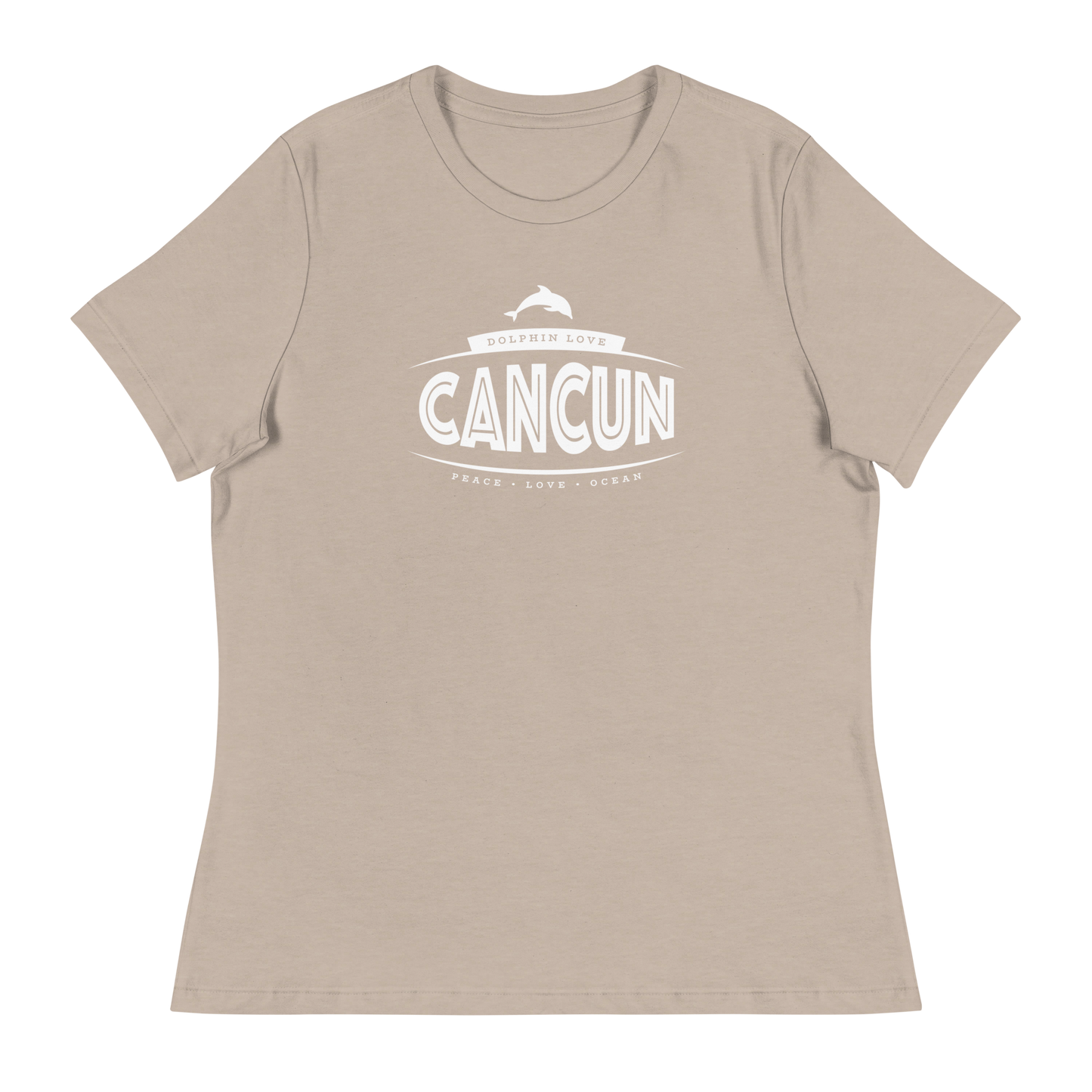 Women's - CANCUN - Dolphin Love - Peace • Love • Ocean T-Shirt