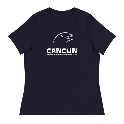 Women's - CANCUN - Dolphin H*mp Survivors Club - Funny T-Shirt