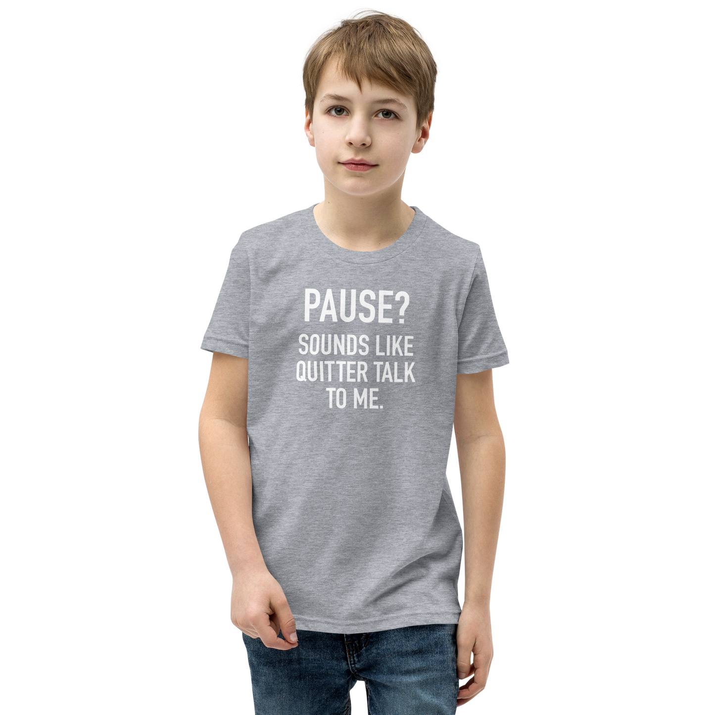 Youth - GAMER - Pause? Sounds like quitter talk to me - Funny T-Shirt