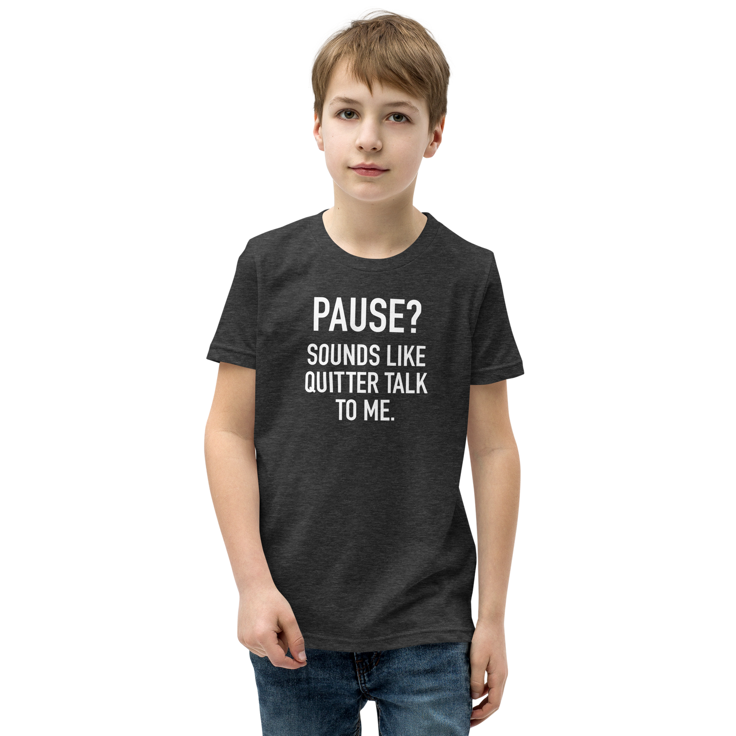 Youth - GAMER - Pause? Sounds like quitter talk to me - Funny T-Shirt