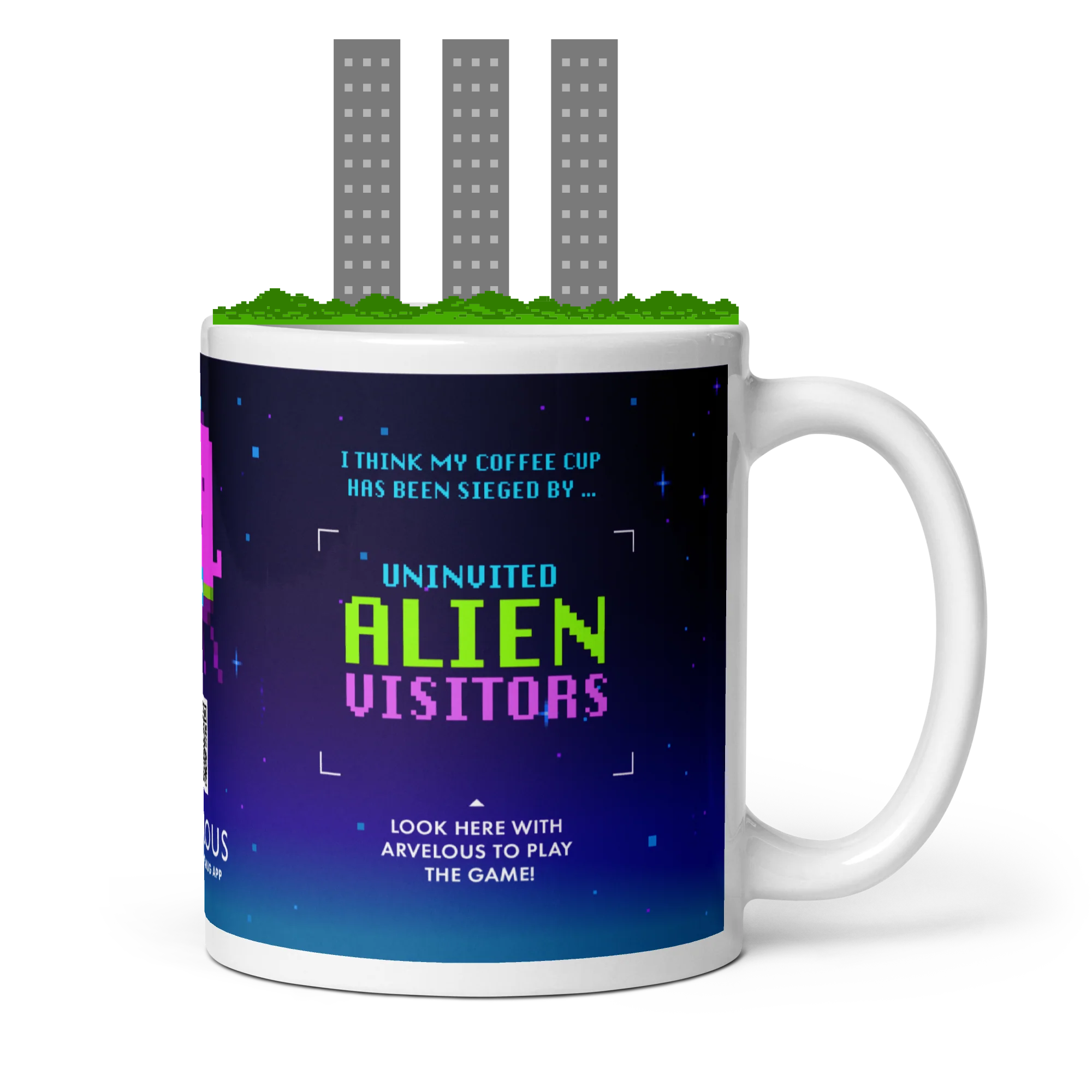 ARVELOUS - Uninvited Alien Visitors - Game Mug